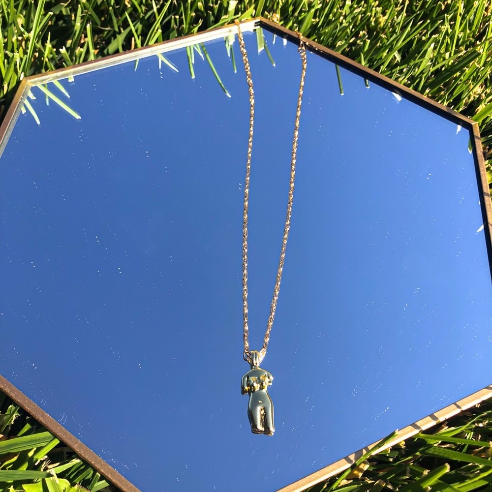 Female Body Necklace 14K Gold Filled Tarnish Free - Picture 6 of 12